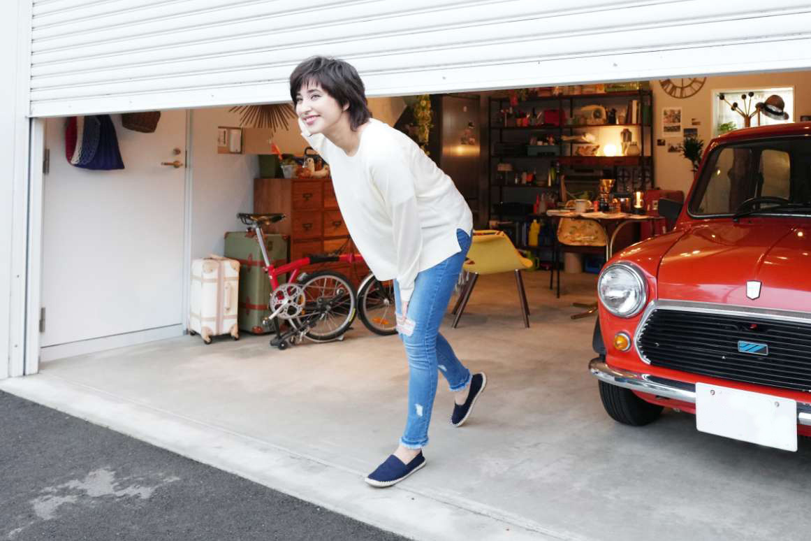 ガレージ付き賃貸住宅では愛車を汚れから守ります。