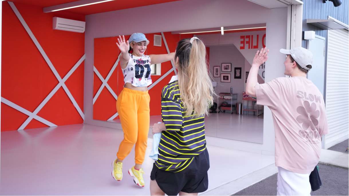 ダンスはもちろんヨガやホットヨガ、ティラピスにも活用ができる。